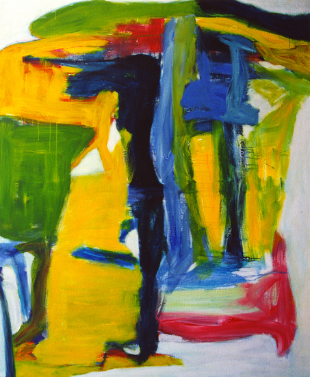 'Groot abstract', (nr 4.072) - een groot abstract schilderij; gratis kunst / niet meer beschikbaar; Fons Heijnsbroek