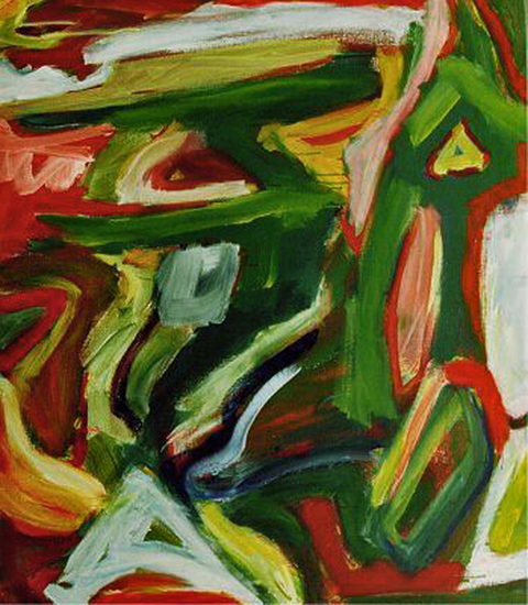 Back Home again (nr. 4055) - groot abstract schilderij; gratis kunst, maar niet meer beschikbaar; Fons Heijnsbroek