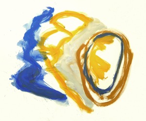 2016-17: laatste abstracte gouaches op papier; daarna hield het op.