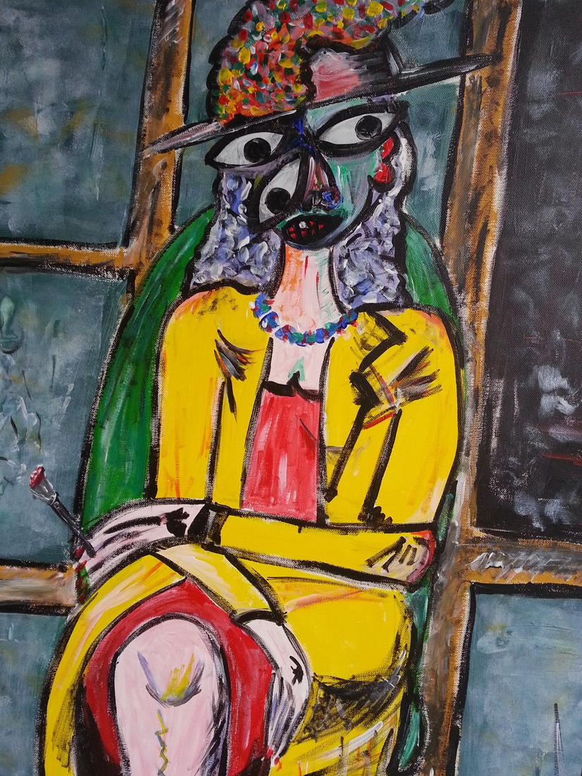 Woman with hat