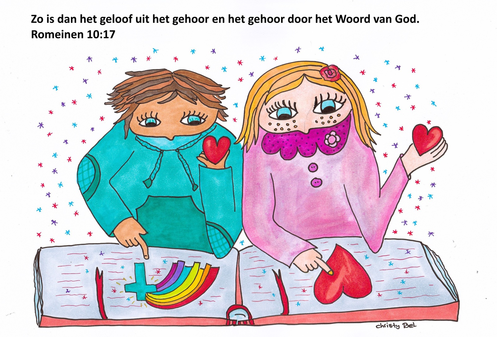 Geloof komt uit het horen.