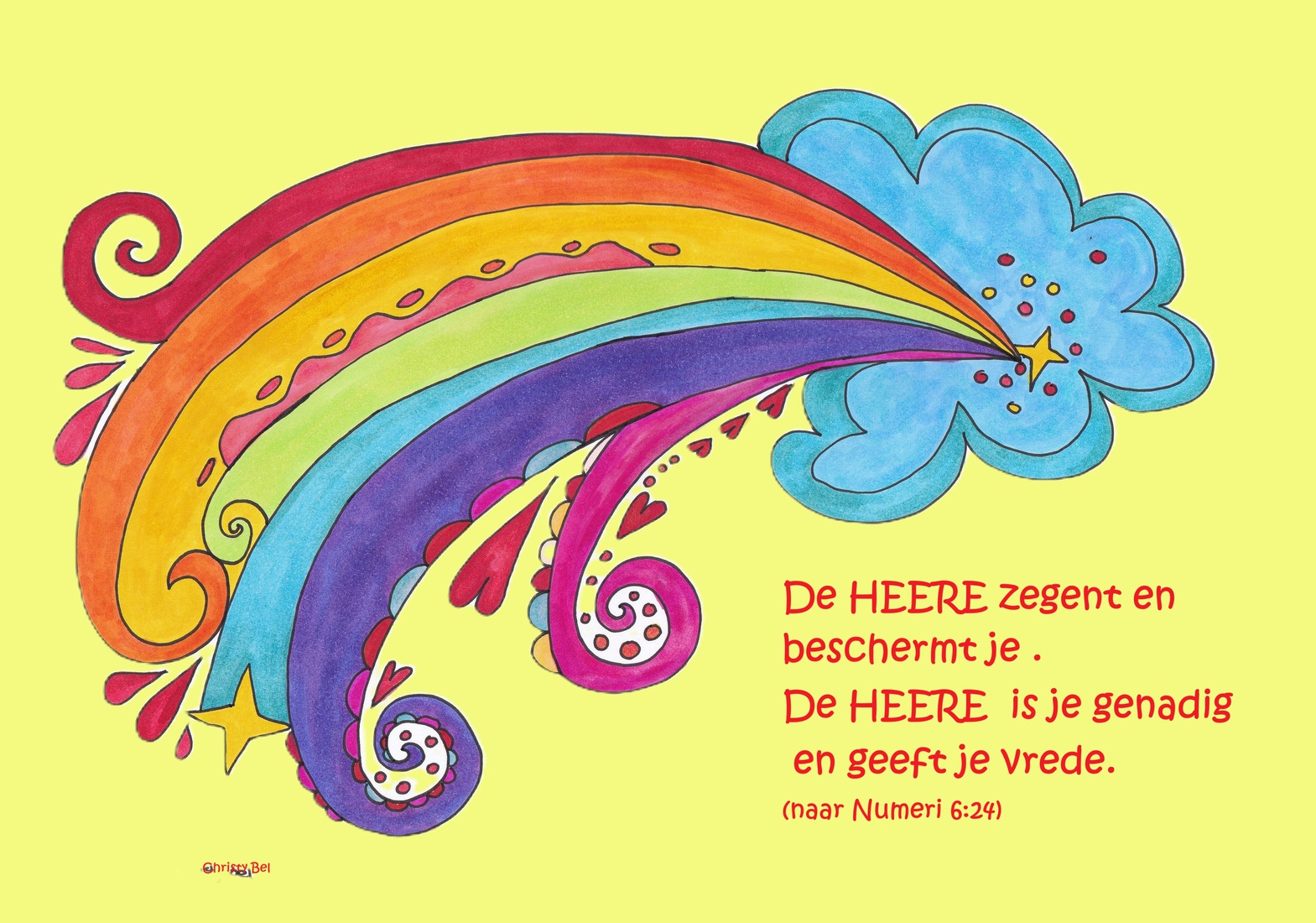 Regenboog zegen.