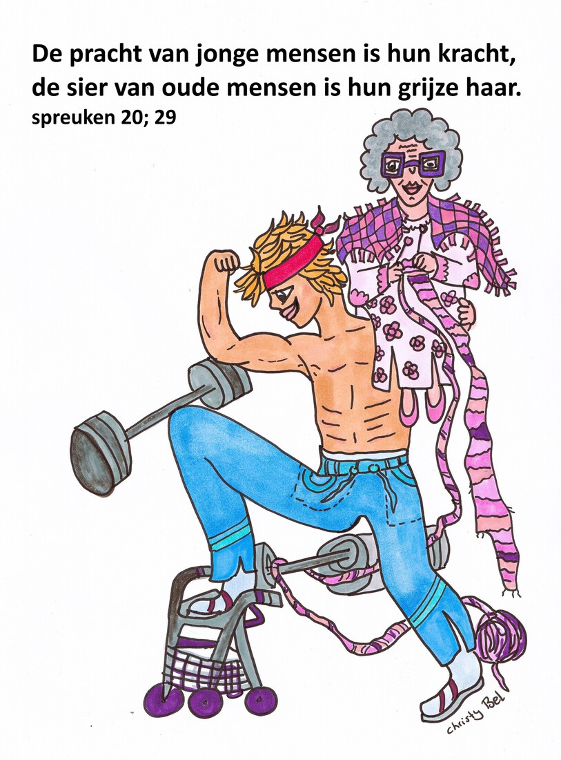 Jonge kracht oudere wijsheid.
