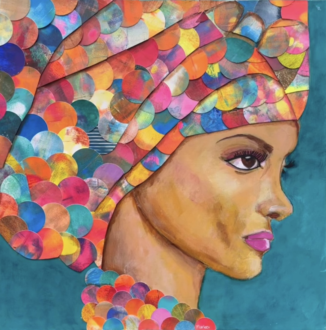 Cirkelcompositie Portret