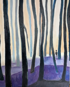 Vertellingen in en over het bos.
Een collectie schilderijen geïnspireerd door het bos, zowel als fysieke plek als symbolisch thema.