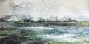 Compositie in groen
