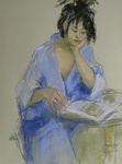 Vrouwen in olieverf en pastel