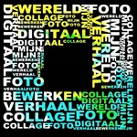 Door foto 's en/of mijn werken te combineren en digitaal te bewerken, schep ik een/mijn wereld/verhaal.