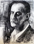 Ordering a portrait? We plan a meeting at your home, at a location of your preference or in my workshop. We discuss your expectations of the portrait and start by making a few sketches. Then I create full size works (70 x 100 cm). You can buy one work for 250 euro or the whole portfolio for 400 euro. Cost of travel will be communicated and needs to be paid upfront. In case you travel to my workshop, accomodation can be arranged for you.