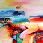 In mijn vrije werk heb ik me laten inspireren door zowel de natuur en onze innerlijke natuur met haar ontwikkeling.