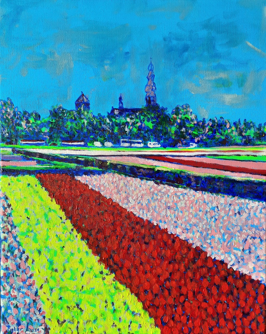 Bollenvelden bij Lisse