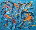 Blue/Azul/Blauw Gemengde technieken Mixed media Technicas mixtas