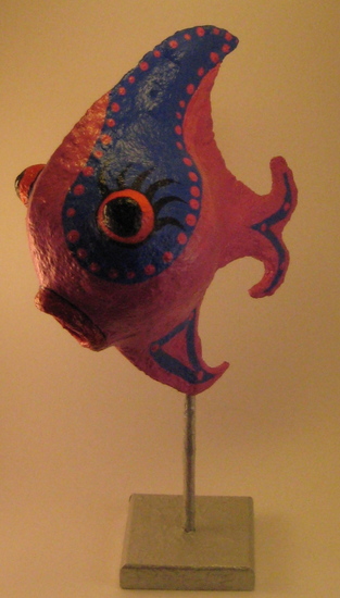 roze-blauwe vis