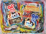 Bekijk hier diverse collage's oa de serie Muze Mouse!