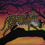 Leopard at dawn Leopard at dawn