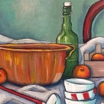 Cezanne came by. Cezanne came by.