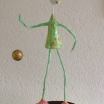 Figuur met gouden bal 2018 Figuur met gouden bal 2018