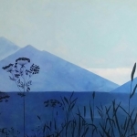 Blauw landschap Blauw landschap