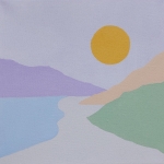 Pastel landschap Pastel landschap