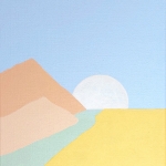 Berglandschap blauw Berglandschap blauw