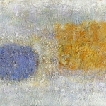 Spel tussen oker en blauw Spel tussen oker en blauw