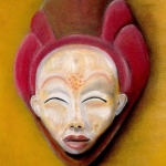 masker geel masker geel