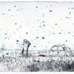De dans van de blauwe vlinders De dans van de blauwe vlinders
