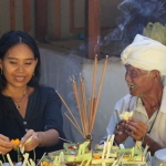 Priest in Bali with Ayu Priest in Bali with Ayu
