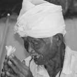 Oude Balinese priester Oude Balinese priester