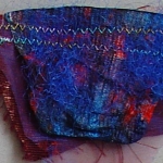 brooch blue/red brooch blue/red