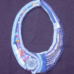 textile collar blue textile collar blue