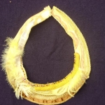 textile collar yellow textile collar yellow