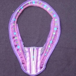 textile collar purple textile collar purple