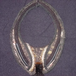 textile collar black/gold textile collar black/gold