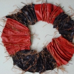textile collar red/black textile collar red/black