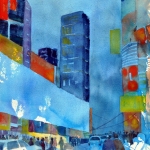 Evening street Evening street
