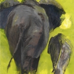 Olifant met Jong Olifant met Jong