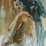 vrouw met paardestaart vrouw met paardestaart