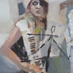 Vrouw met bandoneon Vrouw met bandoneon