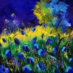 Blue poppies 7741 Blue poppies 7741