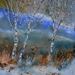 three aspen trees three aspen trees