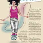 Illustration 'Rope jumping' Illustration 'Rope jumping'