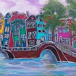 Love Amsterdam op aluminium Love Amsterdam op aluminium