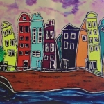 Love Amsterdam op aluminium Love Amsterdam op aluminium
