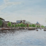 River Amstel in Amsterdam River Amstel in Amsterdam