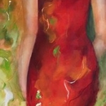 Lady in red Lady in red