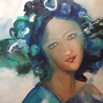 Portret in blue Portret in blue