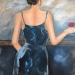 Lady in blue Lady in blue