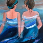 Girls in blue Girls in blue