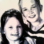 Portret 2 kinderen Portret 2 kinderen